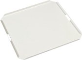 Exotan dienblad 80x80cm - alumium mat wit poedercoating