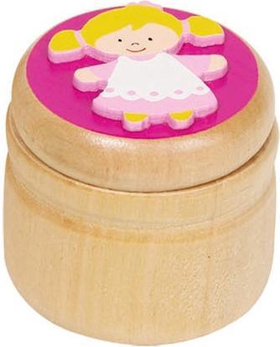 Goedkoopste Goki Houten Melktanddoosje Meisje
