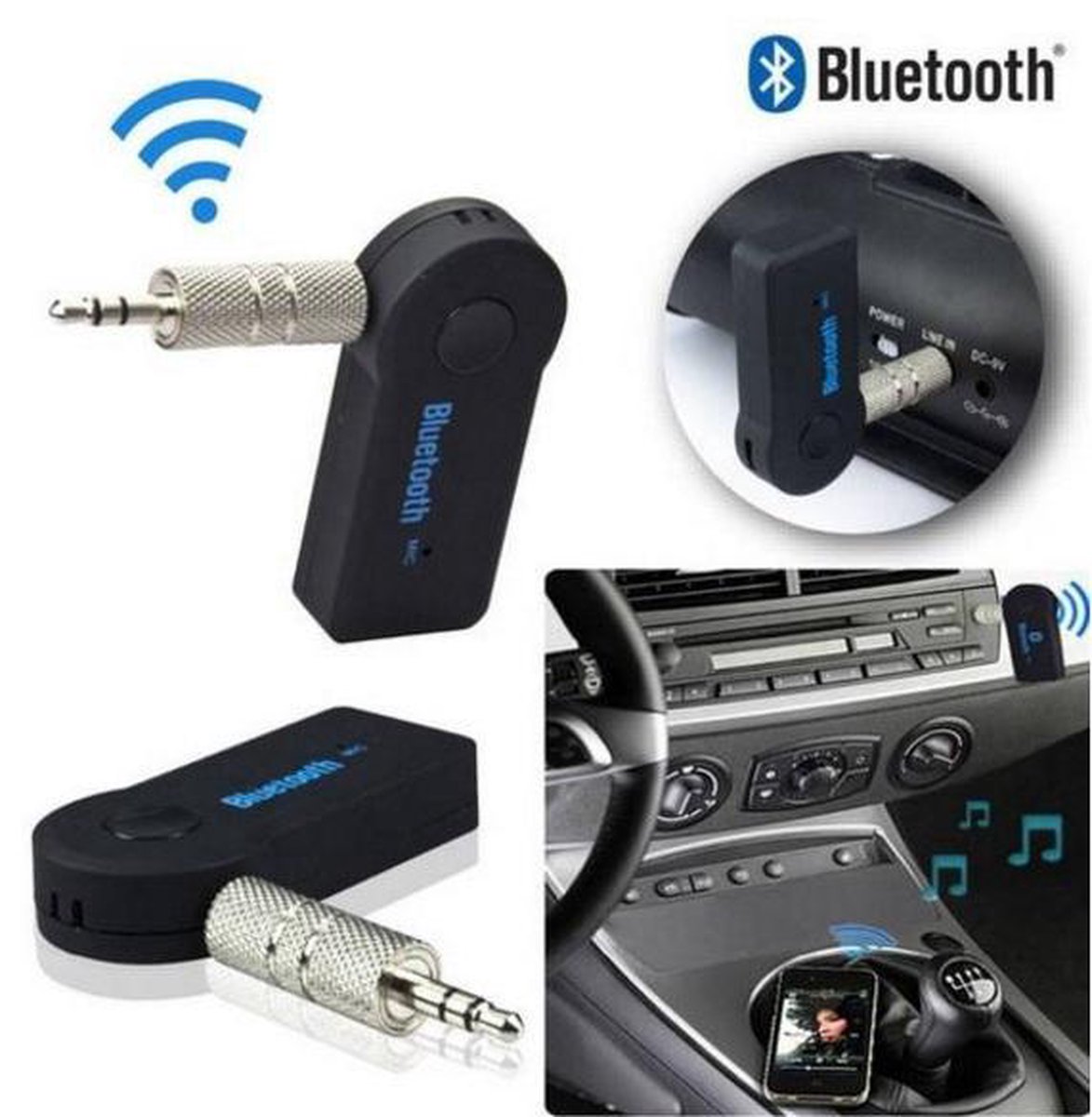 Ugreen – Adaptateur Et Récepteur Bluetooth 5.0, Pour Voiture, Kit Mains  Libres, Audio Aux, Sans Fil, Jack 3,5 Mm, Transmetteur Bt - Sans Fil  Adaptateur - AliExpress