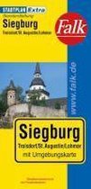 Falk Stadtplan Extra Standardfaltung Siegburg, Troisdorf, St. Augustin, Lohmar