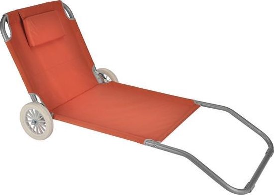 adverteren Arashigaoka Reparatie mogelijk Strandstoel met wieltjes | bol.com