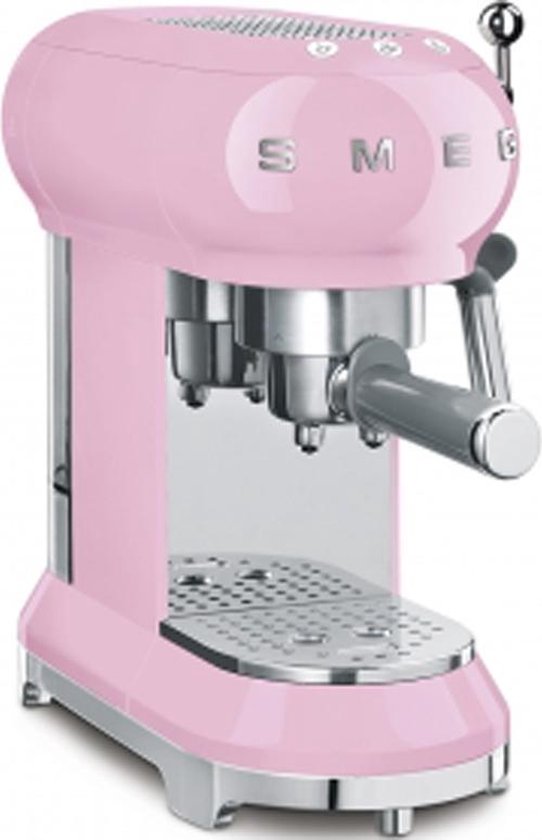 SMEG ECF01PKEU - Handmatige espressomachine - Roze - Stoompijp