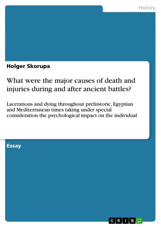 What Were the Major Causes of Death and Injuries During and  ... - cover