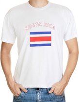 Wit heren t-shirt Costa Rica L