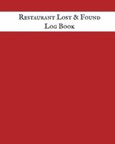 Restaurant Lost & Found Log Book