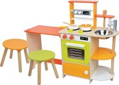 Lelin Toys - Speelkeuken met Zitgedeelte - Bon Appetit - DeLuxe