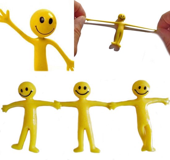 verhaal Relativiteitstheorie kanaal 10 stuks uitrekbaar verschillende smiley poppetje (5cm), speelgoed kinderen  | bol.com
