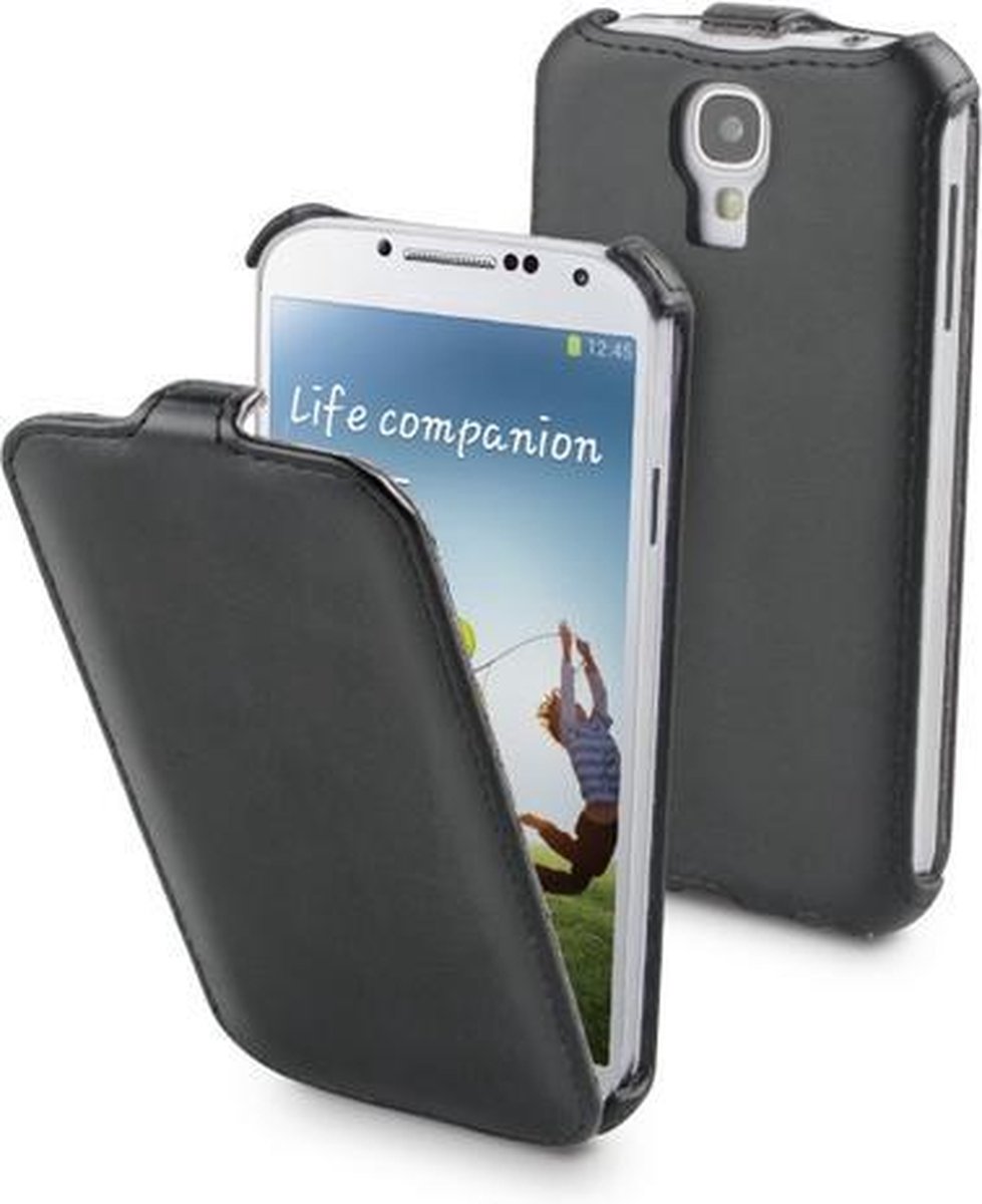 muvit Samsung Galaxy S 4 Snow Slim Case with Cardslot Black +Screen