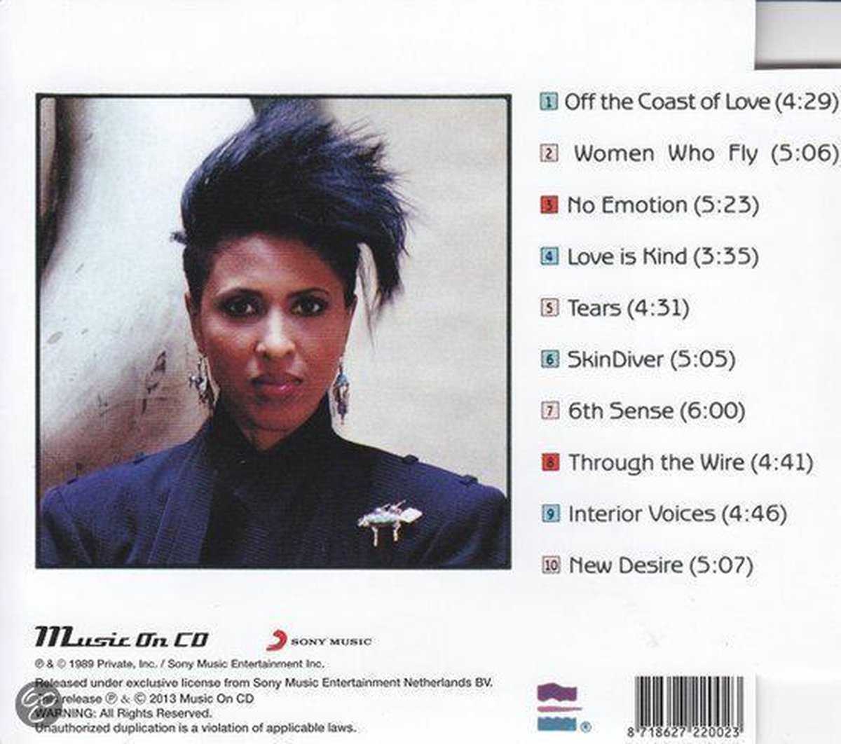 Skindiver, Nona Hendryx CD (album) Muziek