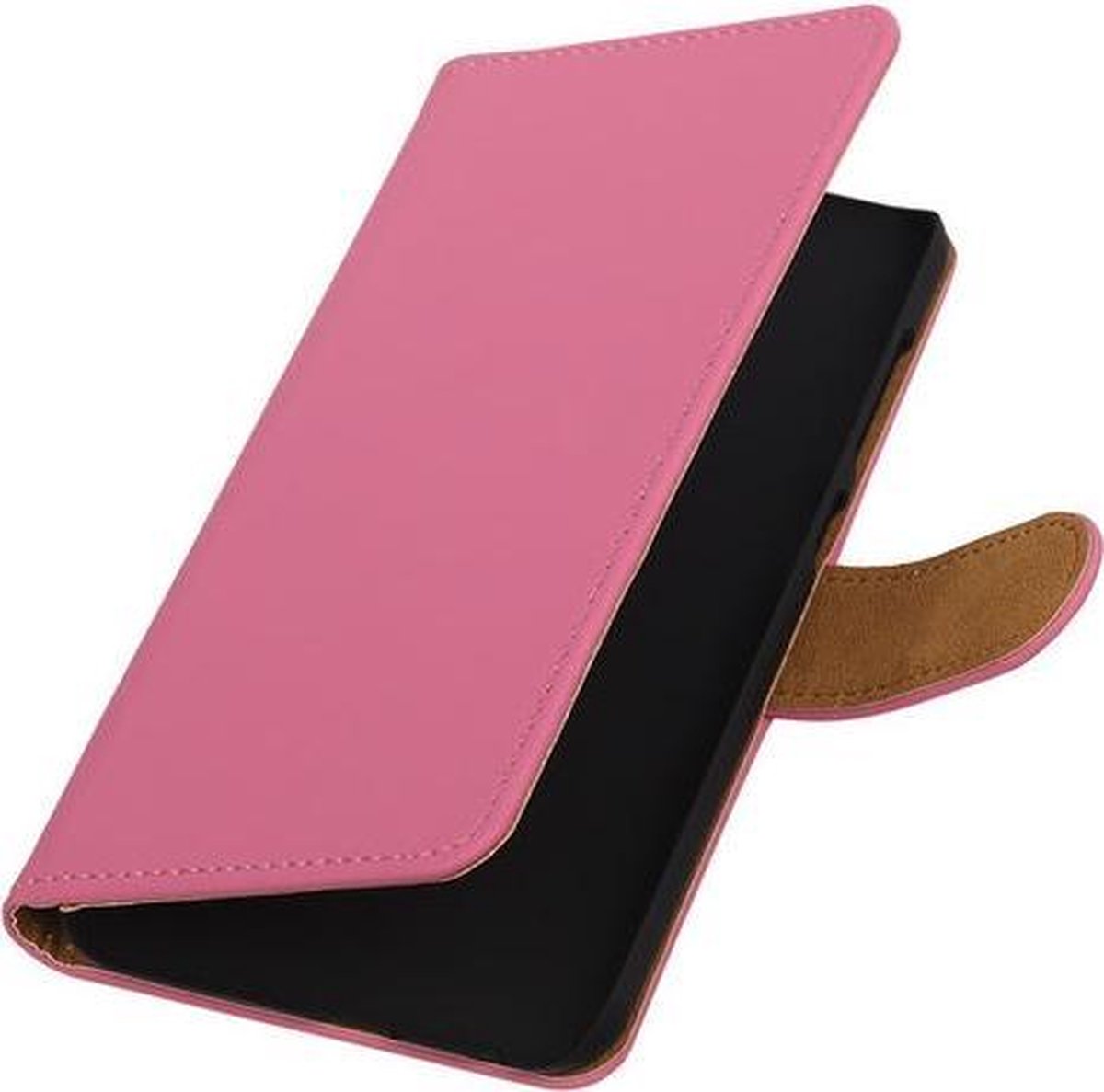 HTC One A9 - Effen Roze Booktype Wallet Hoesje