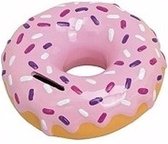 Donut spaarpot roze
