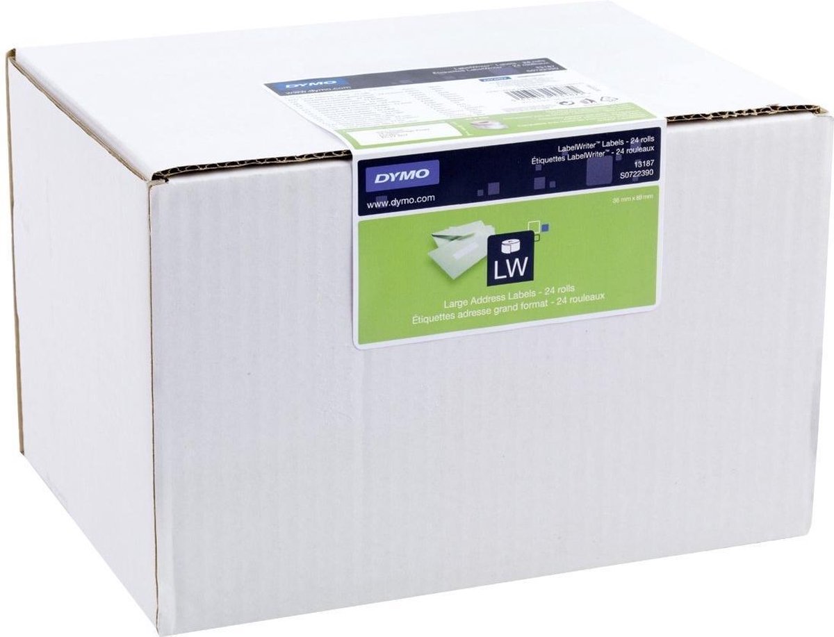 Cartridges Kingdom 10 Rollos 99013 S0722410 36mm X 89mm Etiquetas Para DYMO LabelWriter 4XL 450 400 330 320 310 Twin Turbo Duo Seiko SLP 450 420 400 200 100 Pro Plus| 260 Etiquetas/Rollo