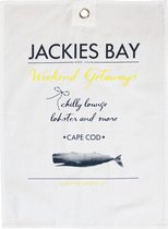Jackies Bay Vis Theedoek - Geel - 50 x 70 cm