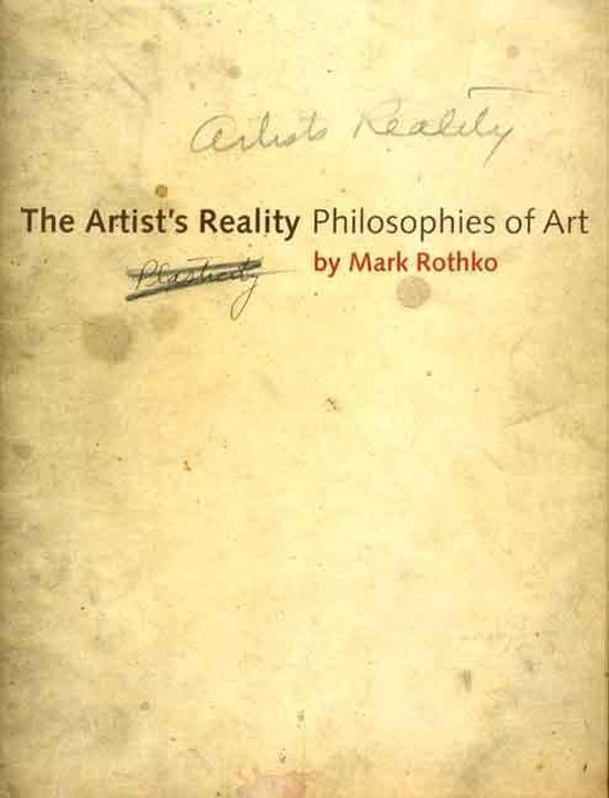 Omslag van The Artist's Reality