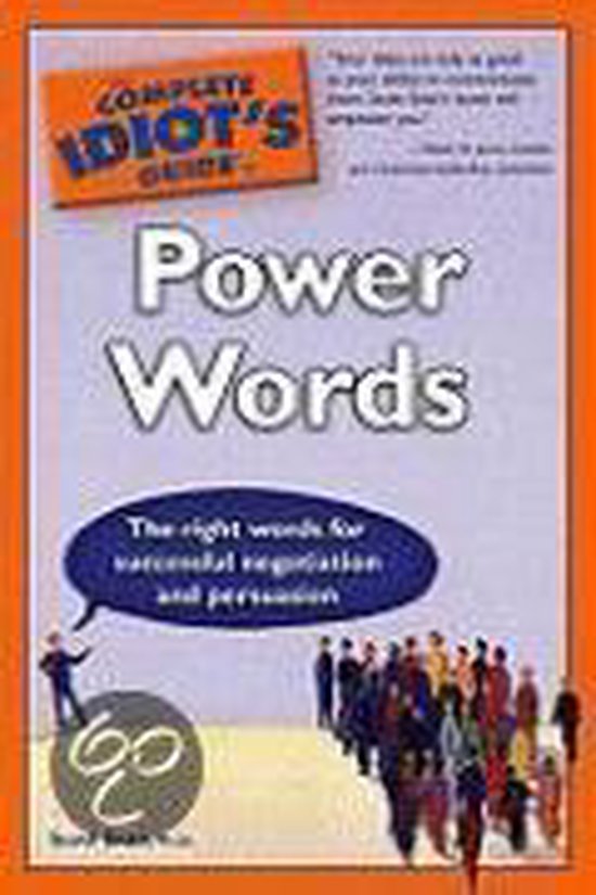 The Complete Idiot's Guide to Power Words - cover