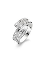 TI SENTO Milano Ring 1866ZI - Maat 56 (17,75 mm) - Gerhodineerd Sterling Zilver