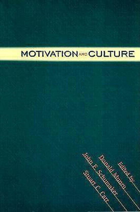 Motivation and Culture - cover