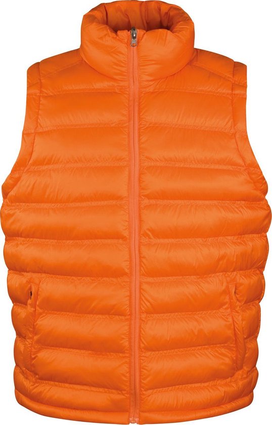 Result Bodywarmer Waterafstotend - Winddicht Kleur Oranje Maat L