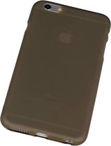 Apple iPhone 6 Plus TPU Hoesje Transparant Grijs ?Back Case Bumper Hoes Cover