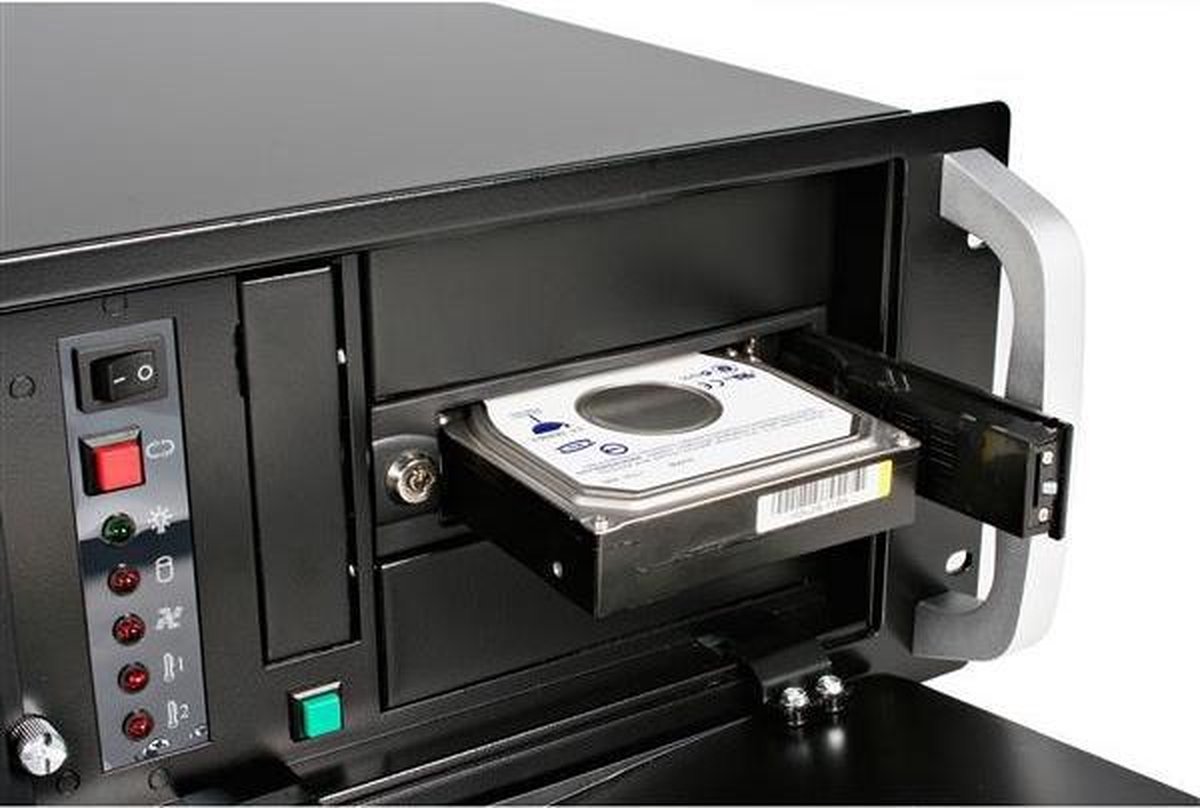 Rack Mobile Pour Disques Durs SSD/HDD 2,5" Ou 3,5" - Interface SATA - Installation Sans Vis - Boîtier Extractible à Chaud