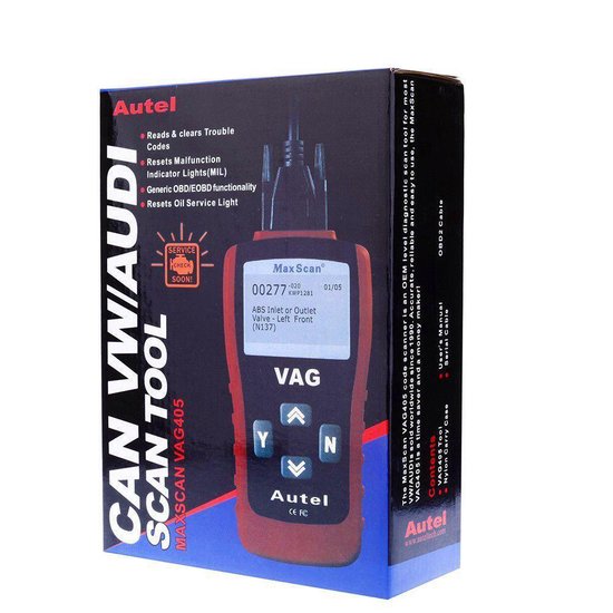 Autel MaxScan VAG405 CAN VW/Audi scan tool | bol