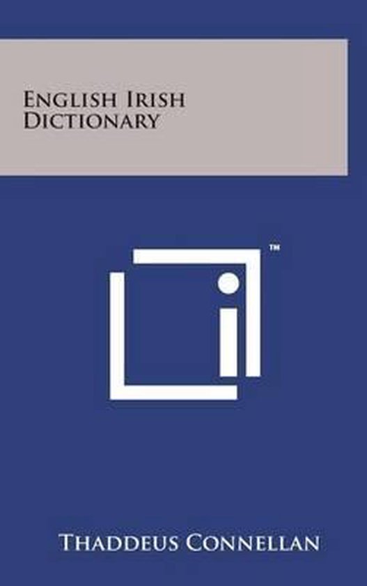 English Irish Dictionary - cover