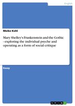 Mary Shelley's Frankenstein and the Gothic - exploring the individual psyche and operating as a form of social critique