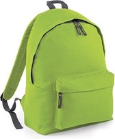BagBase Backpack Rugzak - 18 l - Lime/Graphite