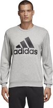 Adidas Sweater MH Bos Crewneck- Grijs/Zwart- Maat XXL