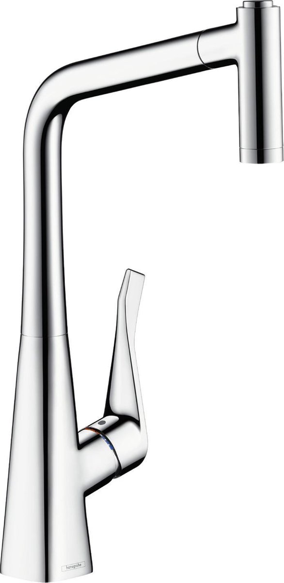 Hansgrohe Metris Keukenkraan - Met uittrekbare handdouche - RVS-look