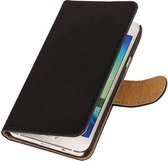 Mobieletelefoonhoesje.nl - Samsung Galaxy A3 Hoesje Effen Bookstyle Zwart