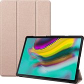 Samsung Galaxy Tab S5e 10.5 2019 Hoesje Book Case Hoes Cover - Goud