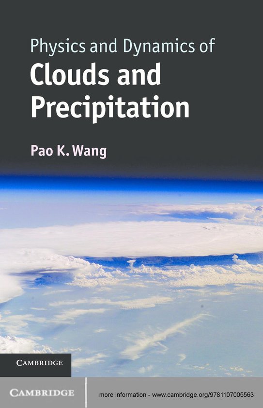 Physics and Dynamics of Clouds and Precipitation - cover