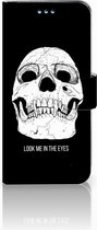 Bookcover Geschikt voor Samsung Galaxy S9 Skull Eyes