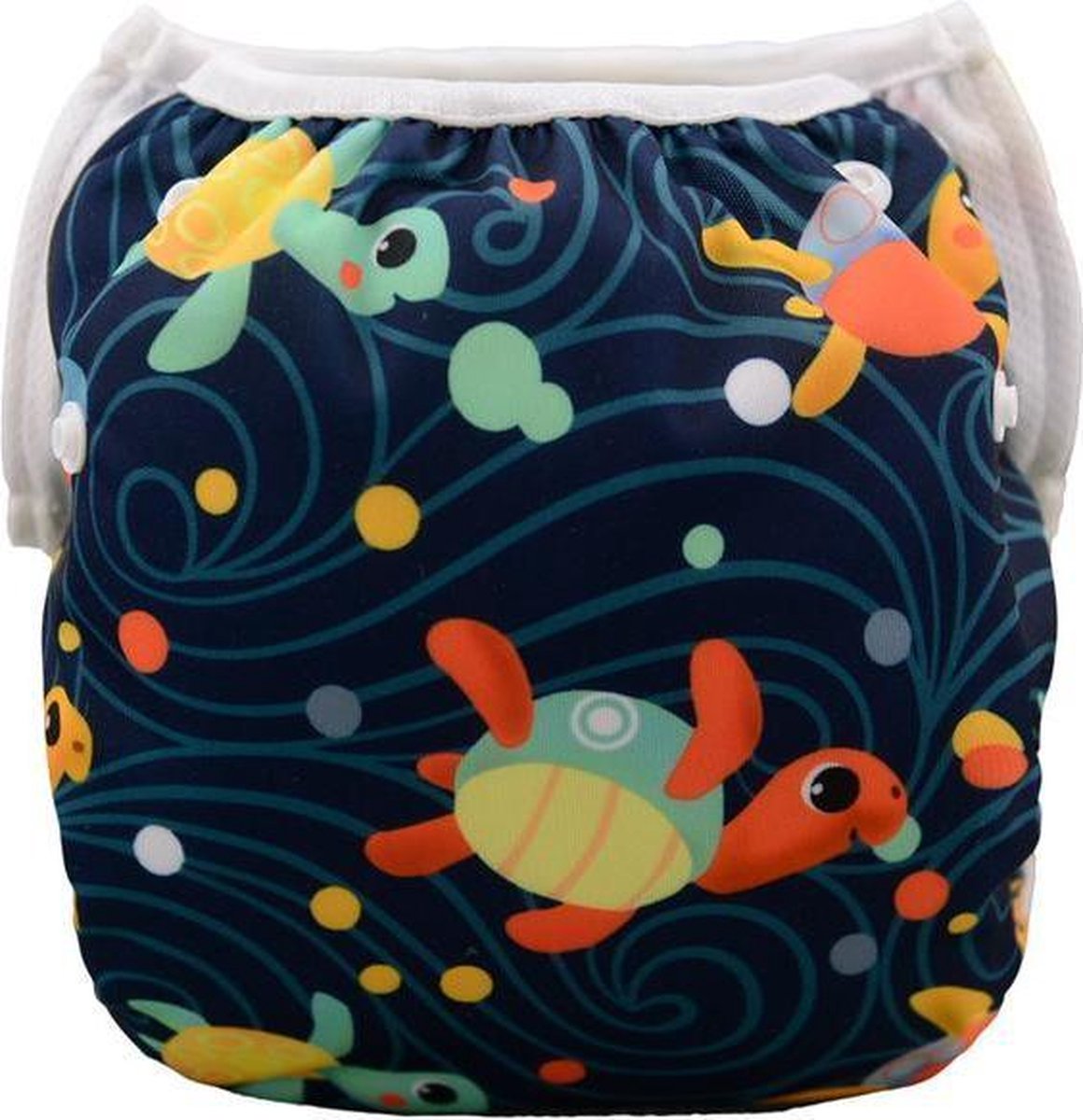 Zwemluier Happy Turtles | 0 - 3 jaar | one size - in | wasbare zwemluier | herbruikbaar | Kidzstore.eu — afbeelding 5