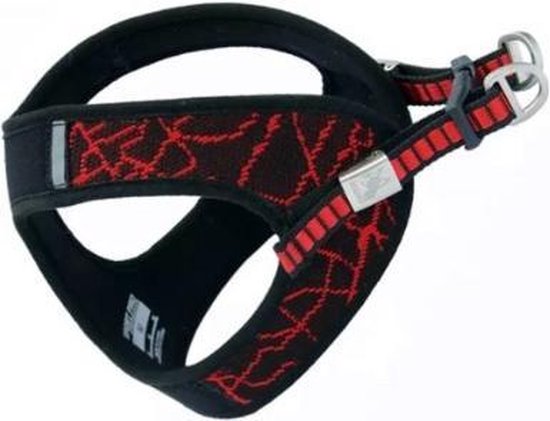 Harnais Nylon rouge 25-70/90 - APS Choice