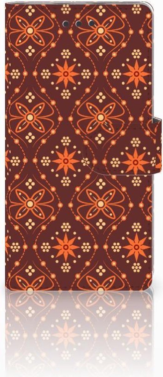 Huawei Ascend P8 Lite Telefoon Hoesje Batik Brown