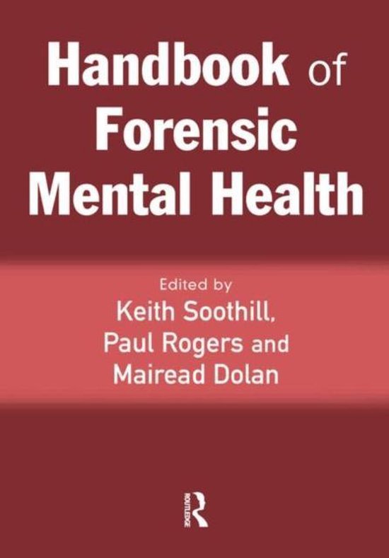 Handbook Of Forensic Mental Health - cover
