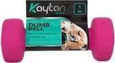 1 x Dumbbell - 1 kg - dumbbells - kleine dumbbells