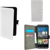 HTC One E8 Wallet Bookcase hoesje Wit