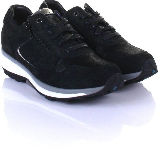 Xsensible Vrouwen Leren Lage sneakers / Damesschoenen 30206.2 Zwart -  Schoenen.nl