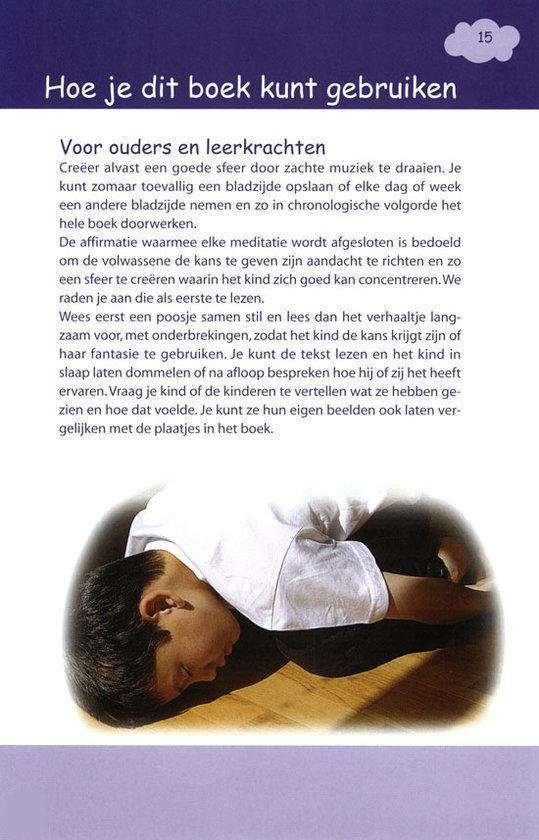 Pagina 15 van 'De wens ster' met tekst en een illustratie van een jongen die slaapt.