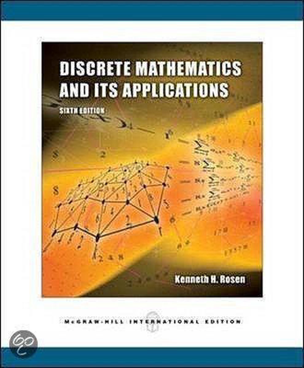 Omslag van Discrete Mathematics And Its Applications