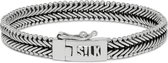 SILK Jewellery - Zilveren Armband - Classic chevron - 235.19 - Maat 19,0