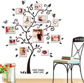 Muursticker boom voor fotolijsten | foto muur sticker | fotoboom