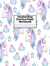 Handwriting Practice Paper Workbook