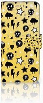 Téléphone Portable Couverture Standing pour Samsung Galaxy S8 Coque Punk Jaune