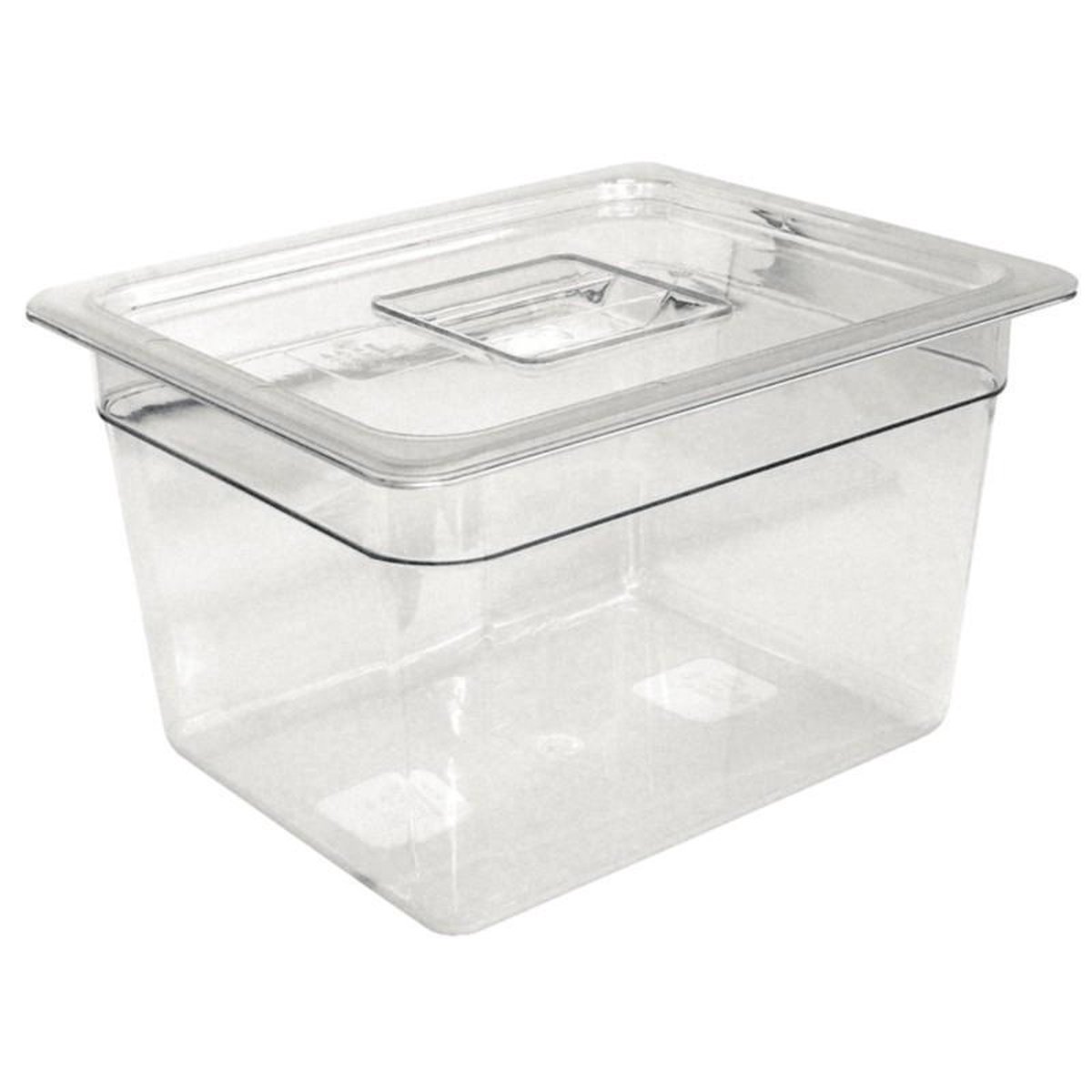 Polycarbonaat Bak - Transparant - GN1/4 - 6.5cm Hoog - Vogue U236