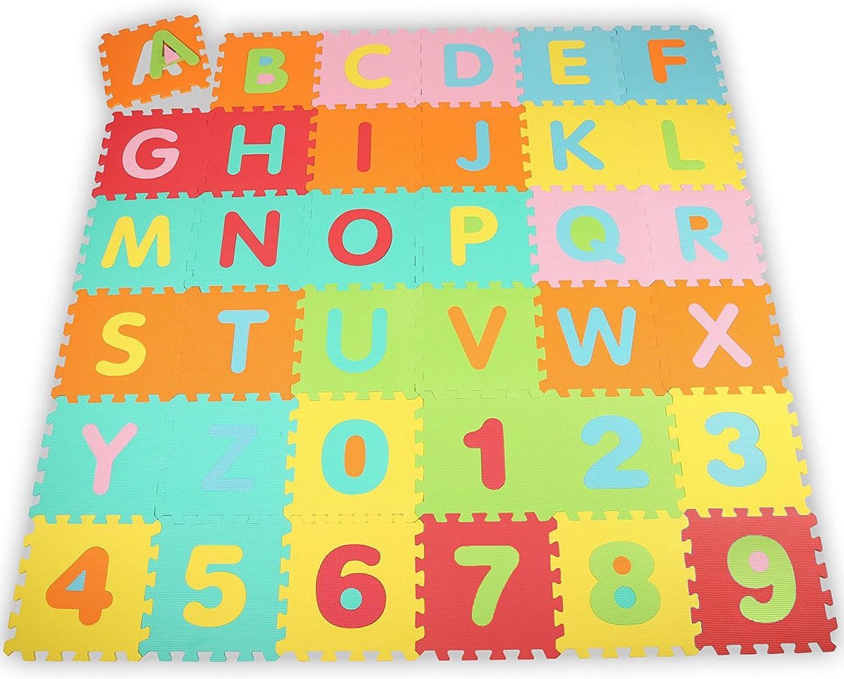 Tapis puzzle 86 pièces en mousse, Kiduku, tapis de jeu en mousse, tapis de  jeu, puzzle | bol.com