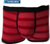 Embrator mannen Boxershort stripe rood maat L